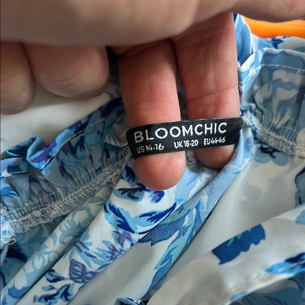 BloomChic Blue and White Floral Dress - Picture 7 of 7